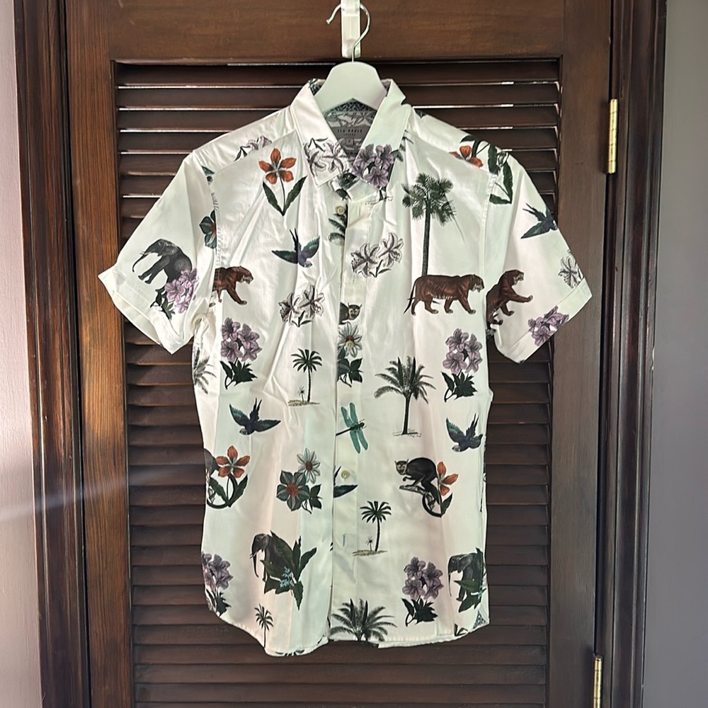 Ted Baker Men’s short sleeve button down